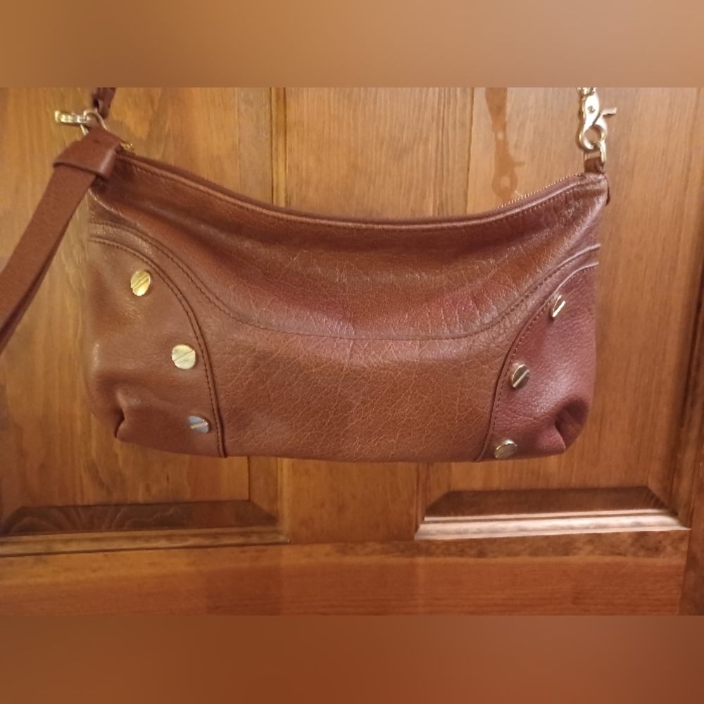 Foley + Corrina brown handbag shoulder bag purse